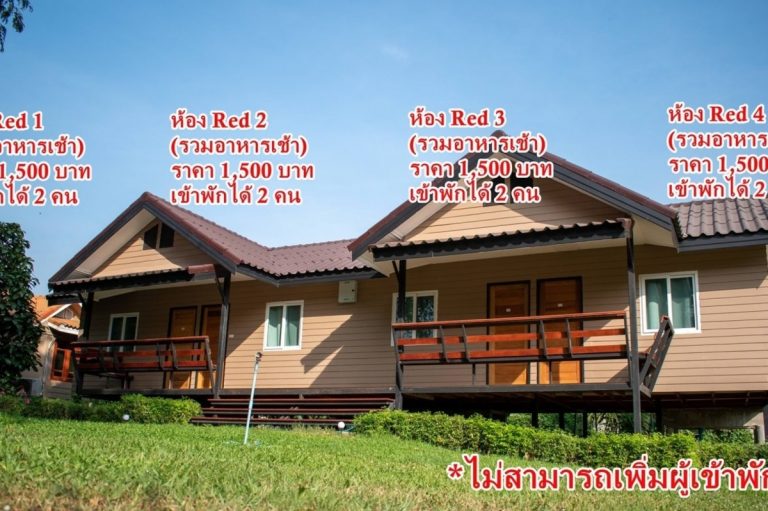 เเนะนำที่พักกาญจนบุรี  Red villa 1BR-Horse Farm ริมแม่นำ้แควกาญจนบุรี 🐎🌳🏘