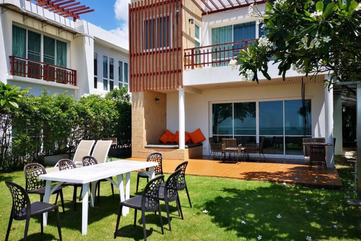 บ้านพักพูลวิลล่าไทยแลนด์ - แนะนำ S Private Villas 4 ห้องนอน  ติดทะเลชะอำหาดส่วนตัว ราคาไม่เเพง !!! - วิลล่าชะอำติดทะเล