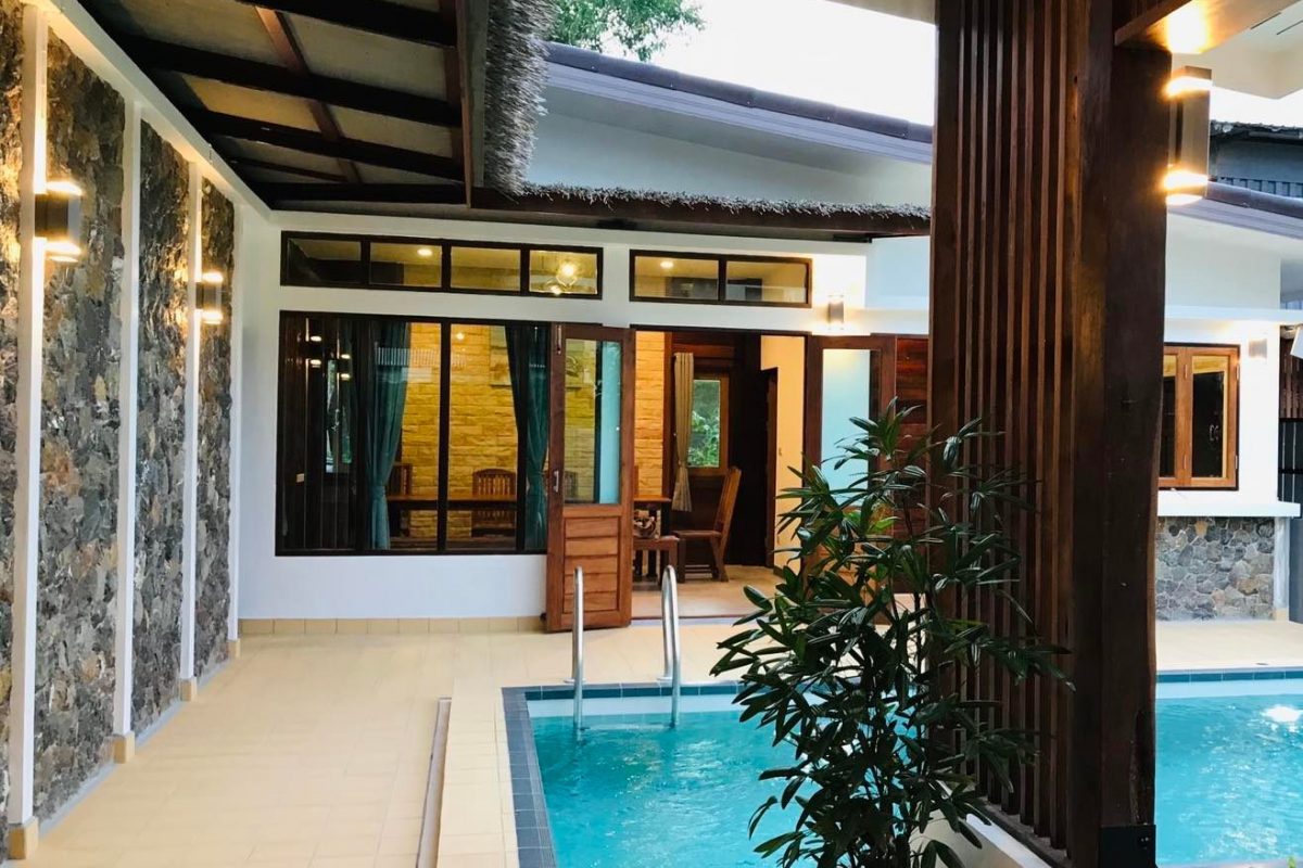 บ้านพักพูลวิลล่าไทยแลนด์ - แนะนำ Pim 3 Poolvilla Private Beach 3-4 ห้องนอน  ระยอง⭕️ พลูวิลล่าระยองหาดส่วนตัวเดินลงทะเลได้!!